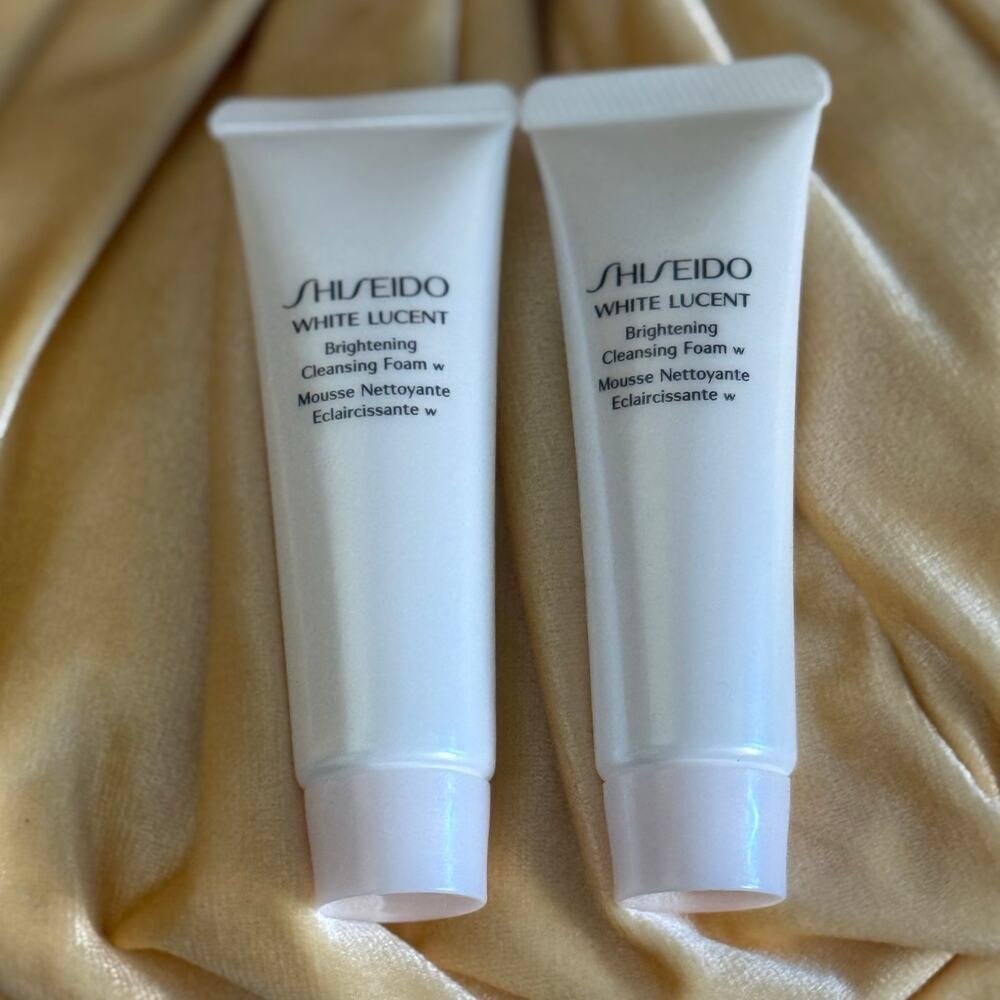 Set of 2 SHISEIDO White Lucent Brightening Cleansing Foam 1.1oz 30ml New